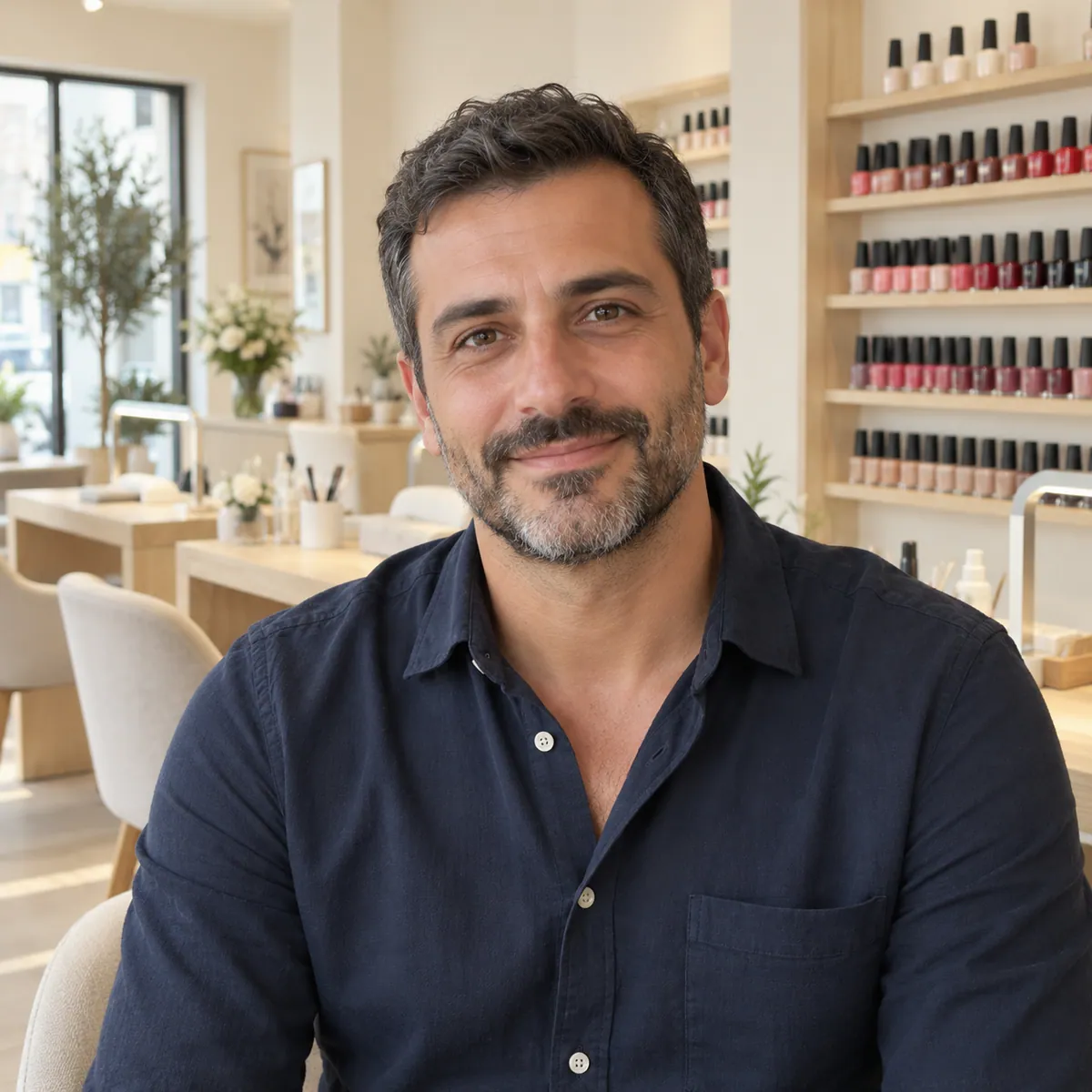 Theo Reynolds, Nail studio owner